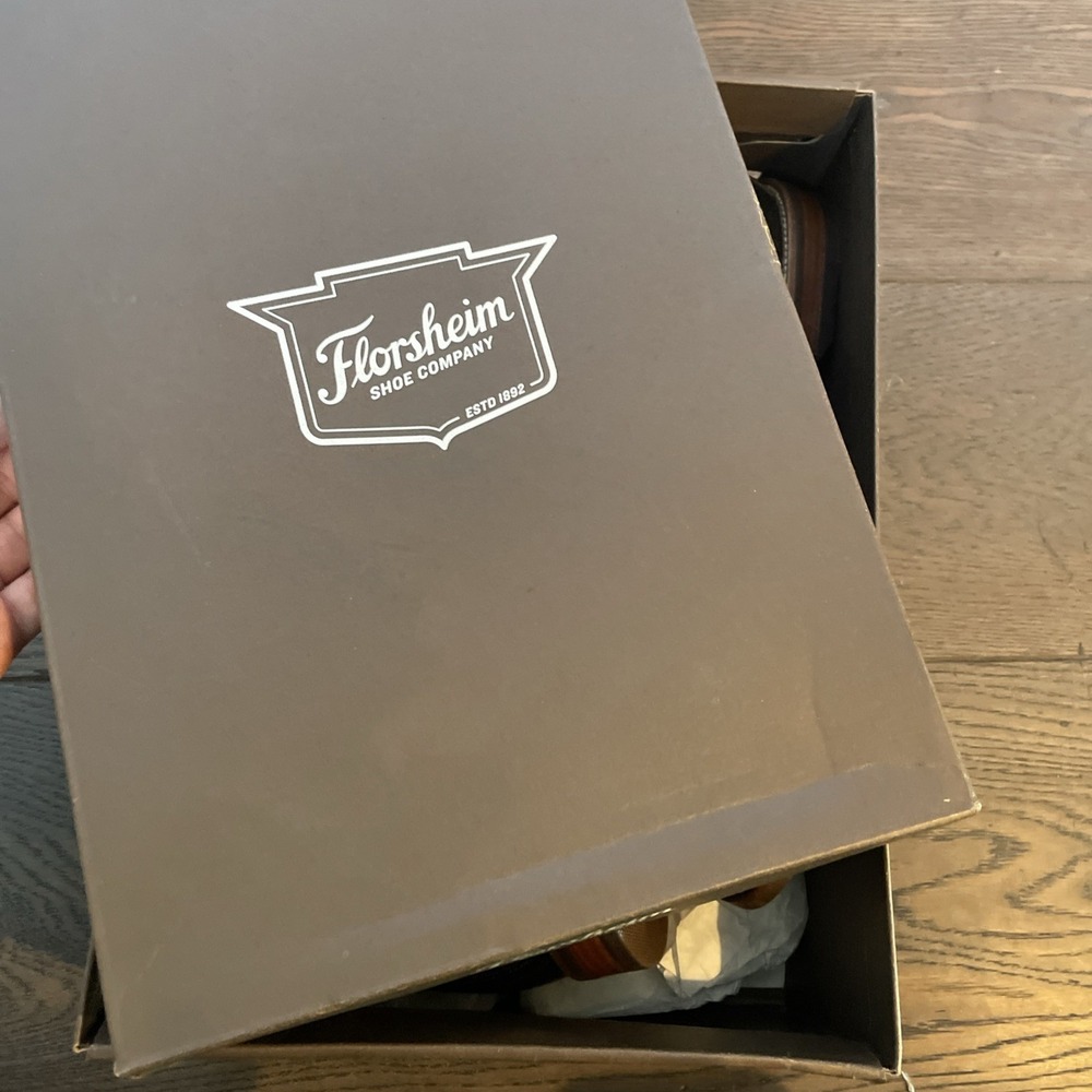 Florsheim Men Boots Rucci Plain Toe Black Size 7m - Picture 3 of 8